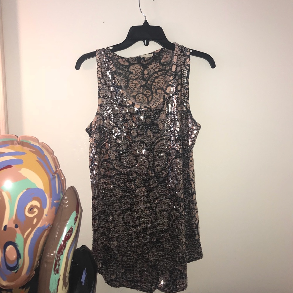 Silence + Noise sequence tunic top.